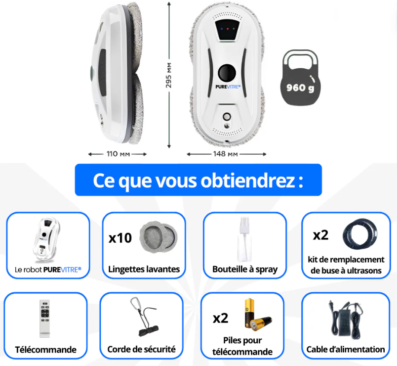 Promo Robot Lave-Vitres Électrique chez Rural Master Promo Robot Lave-Vitres Électrique chez Rural Master